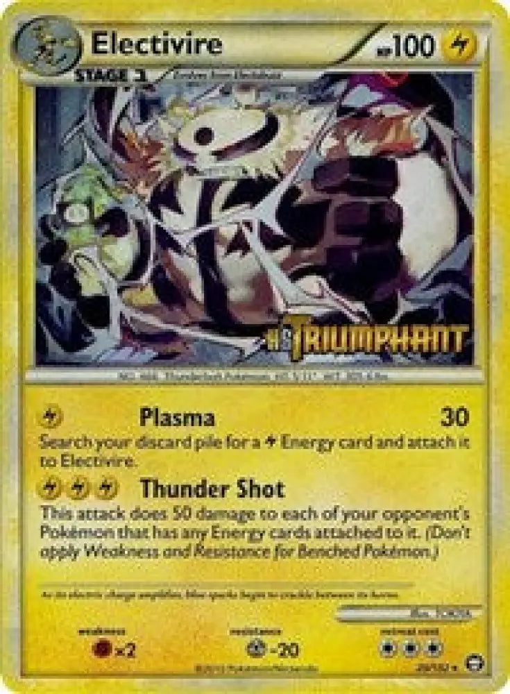 Electivire (20/102) (Prerelease Promo) [HeartGold & SoulSilver: Black Star Promos] - Pokemon Single