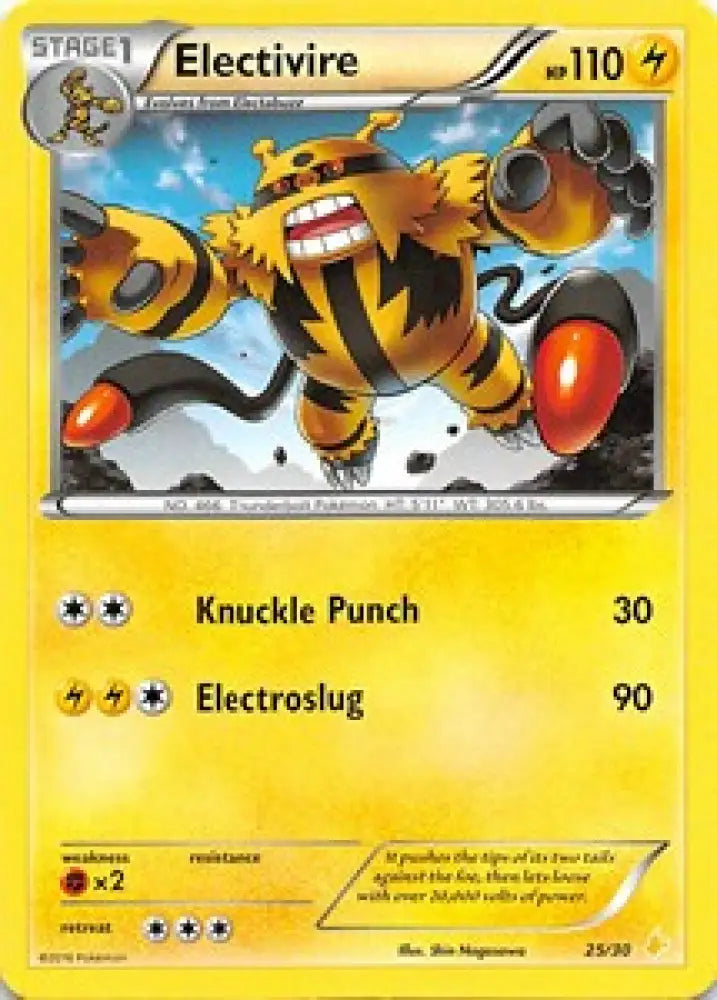 Electivire (25/30) [XY: Trainer Kit 3 - Pikachu Libre] - Pokemon Single