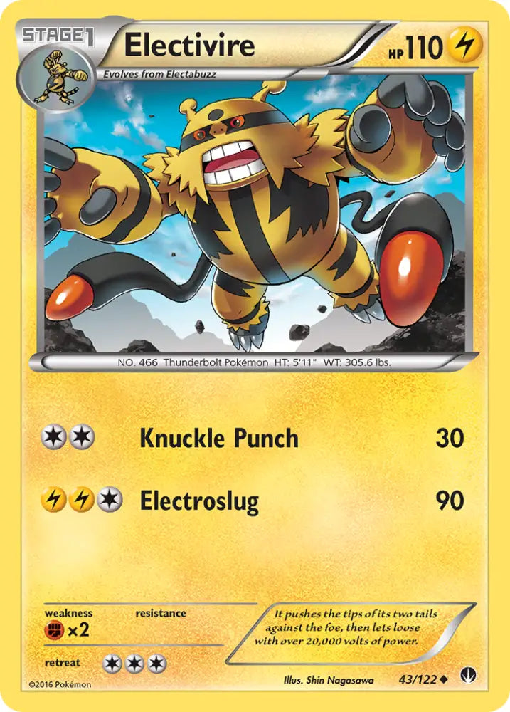 Electivire (43/122) [XY: BREAKpoint] - Pokemon Single