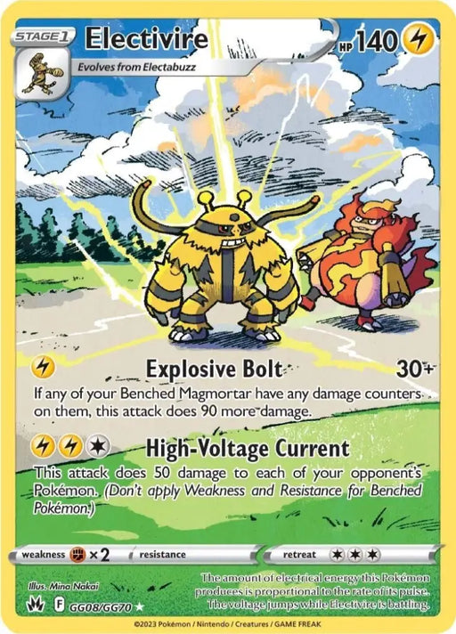 Electivire (GG08/GG70) [Sword & Shield: Crown Zenith] - Pokemon Single