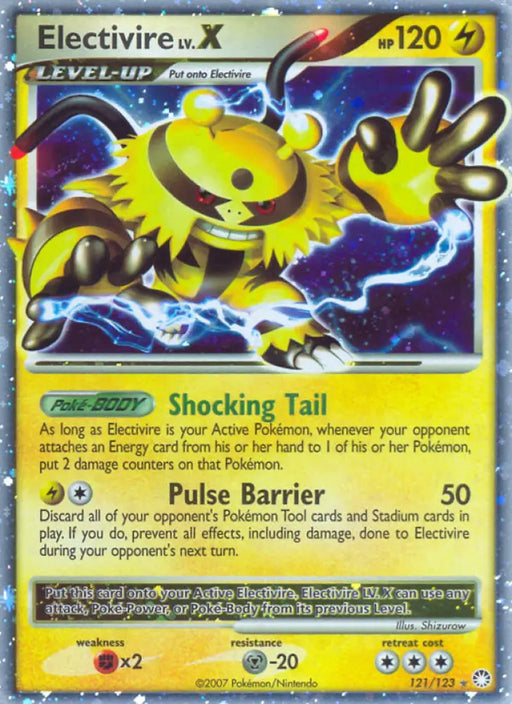 Electivire LV.X (121/123) [Diamond & Pearl: Mysterious Treasures] - Pokemon Single