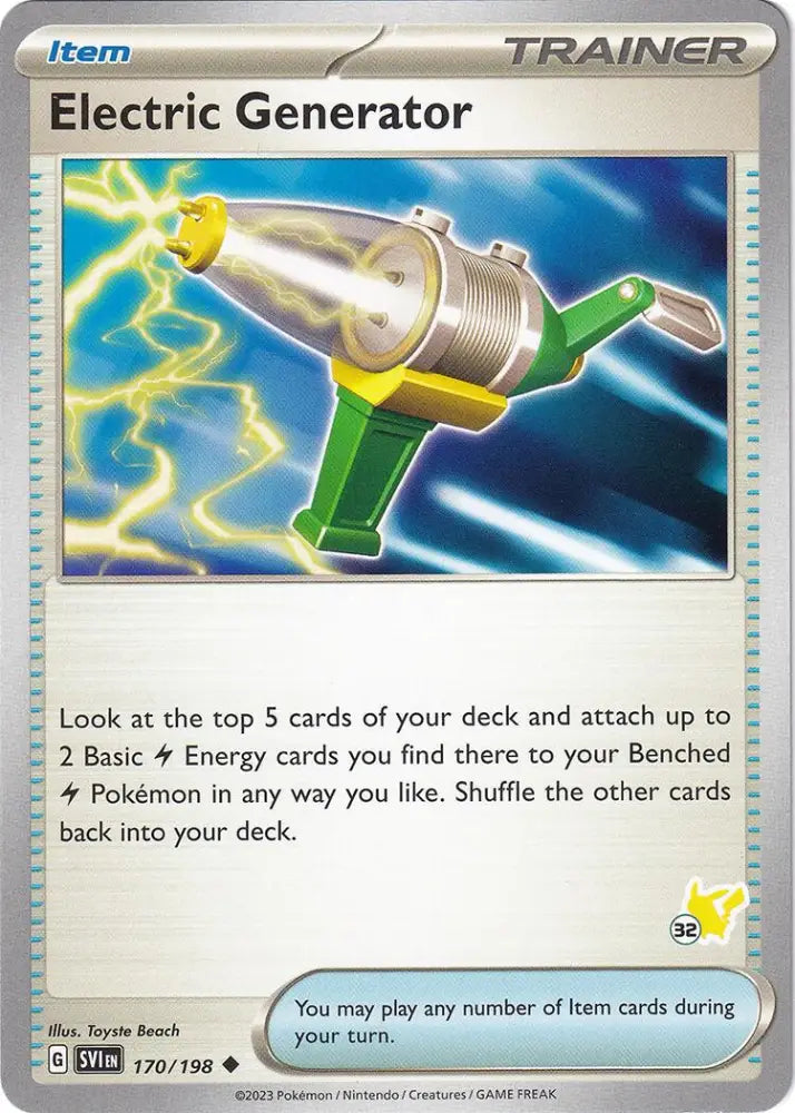 Electric Generator (170/198) (Pikachu Stamp #32) [Battle Academy 2024] - Pokemon Single