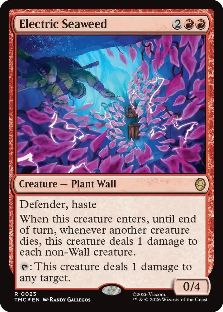 Electric Seaweed (Surge Foil) (23) [Teenage Mutant Ninja Turtles Commander]