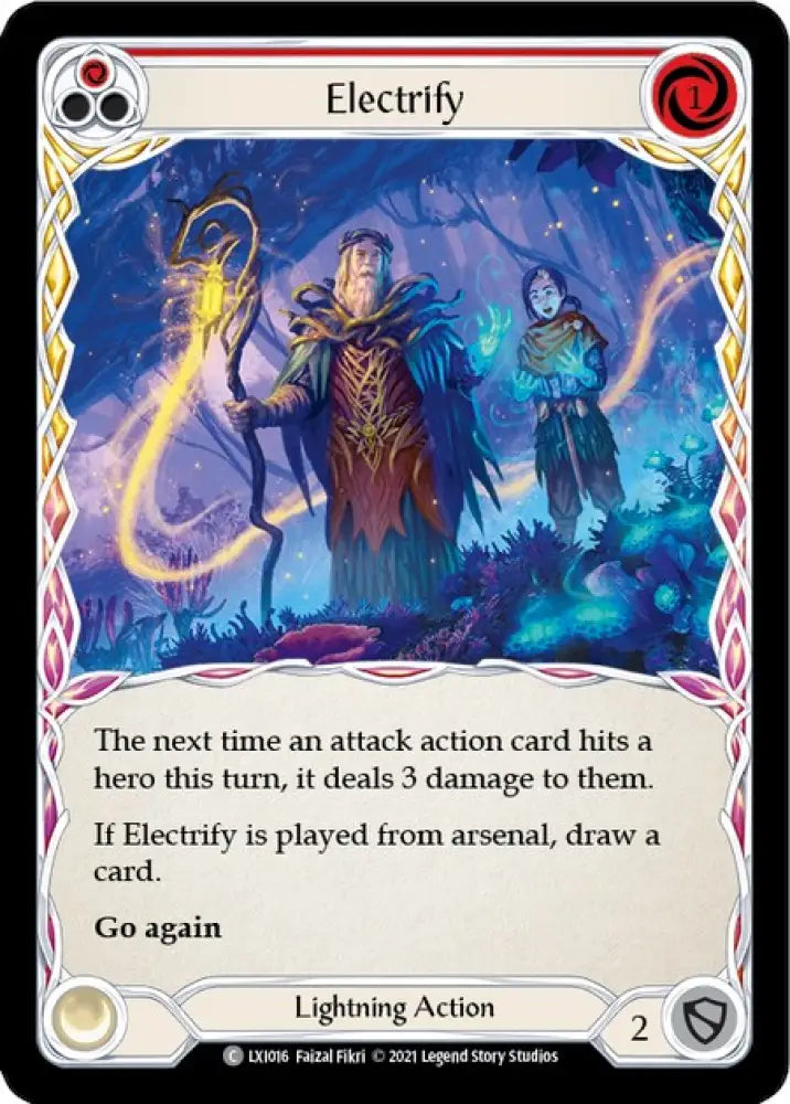 Electrify (Red) [Tales of Aria Blitz Deck] 1st Edition Normal - Flesh And Blood Single
