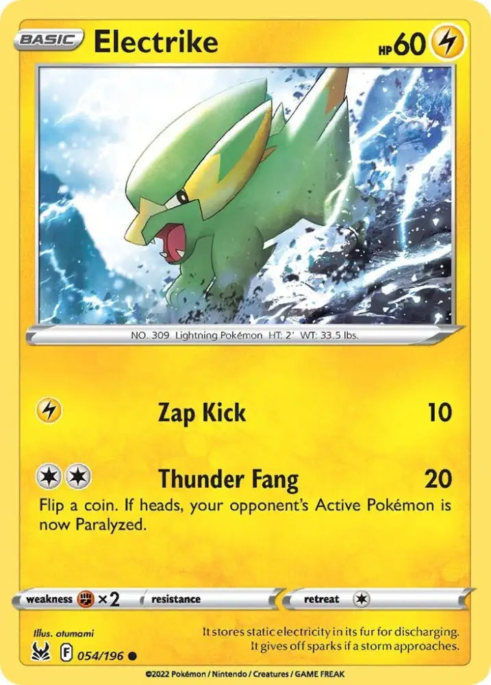 Electrike (054/196) [Sword & Shield: Lost Origin] - Pokemon Single