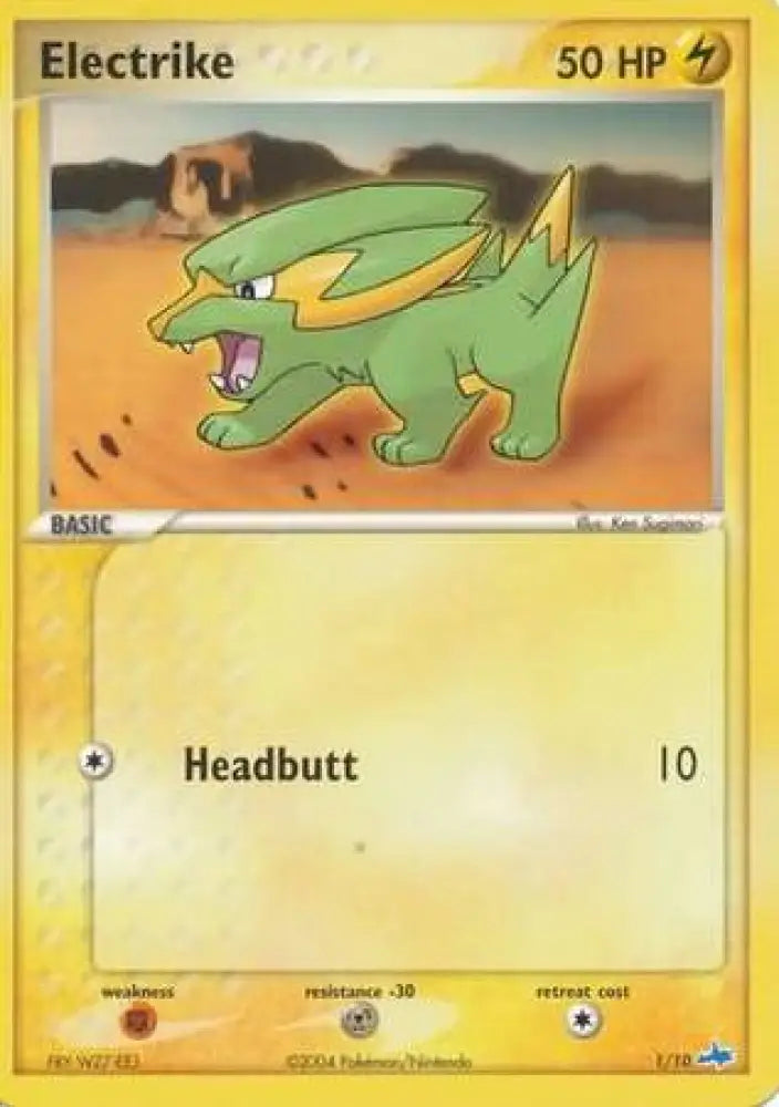 Electrike (1/10) [EX: Trainer Kit - Latios] - Pokemon Single