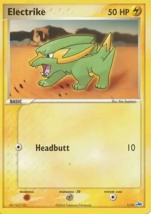 Electrike (1/10) [EX: Trainer Kit - Latios] - Pokemon Single
