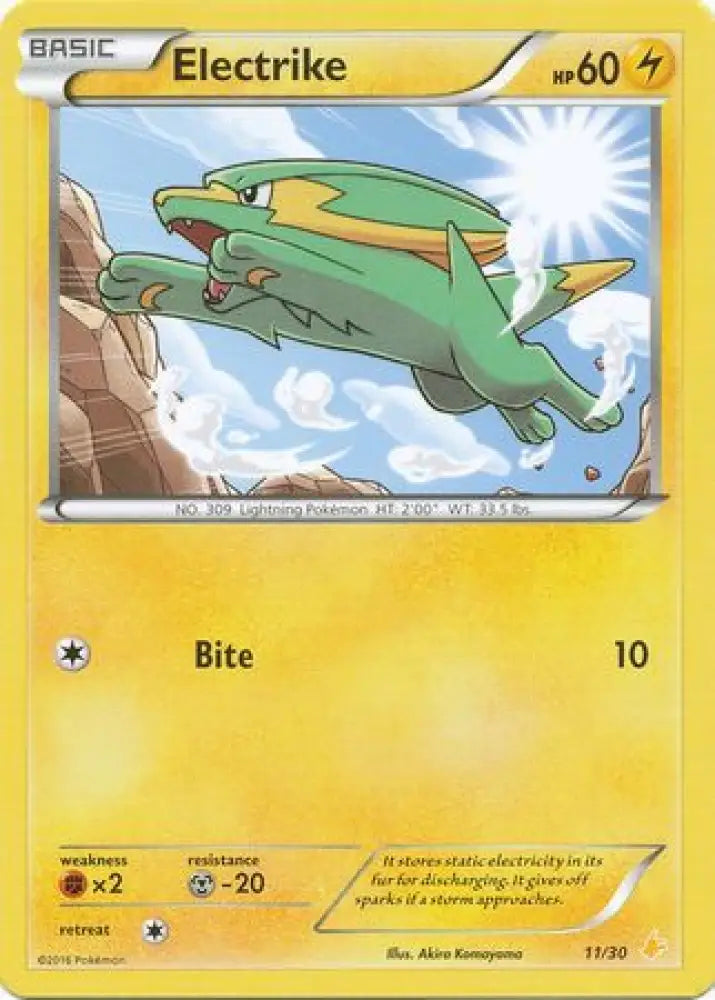 Electrike (11/30) [XY: Trainer Kit 3 - Pikachu Libre] - Pokemon Single
