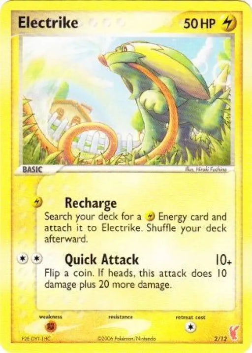 Electrike (2/12) [EX: Trainer Kit 2 - Plusle] - Pokemon Single