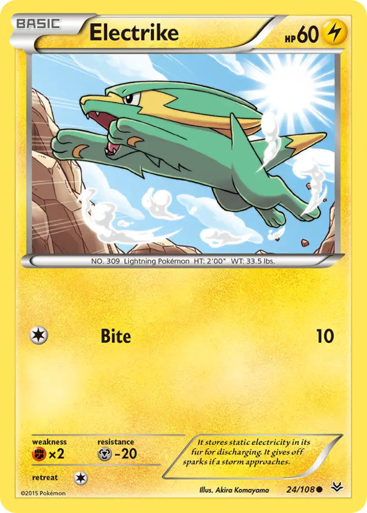 Electrike (24/108) [XY: Roaring Skies] - Pokemon Single