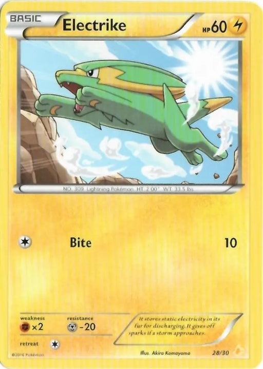 Electrike (28/30) [XY: Trainer Kit 3 - Pikachu Libre] - Pokemon Single