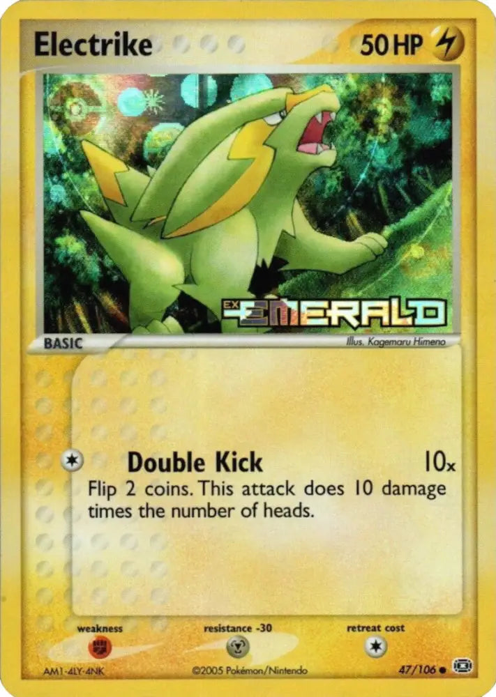Electrike (47/106) (Stamped) [EX: Emerald] - Pokemon Single