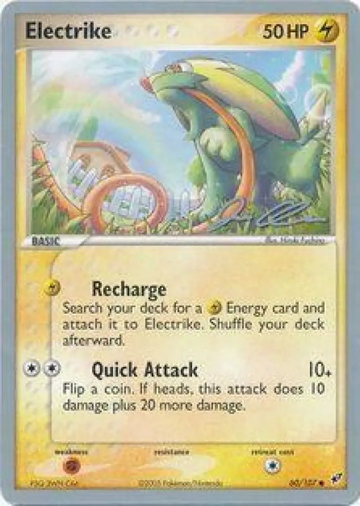 Electrike (60/107) (Mewtrick - Jason Klaczynski) [World Championships 2006] - Pokemon Single