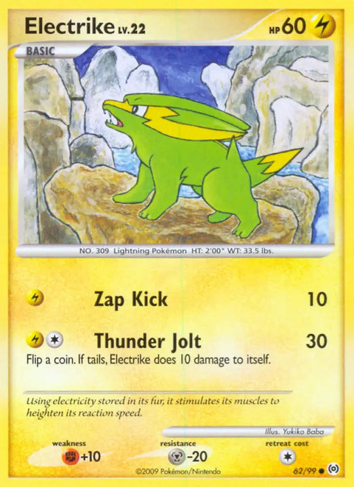 Electrike (62/99) [Platinum: Arceus] - Pokemon Single