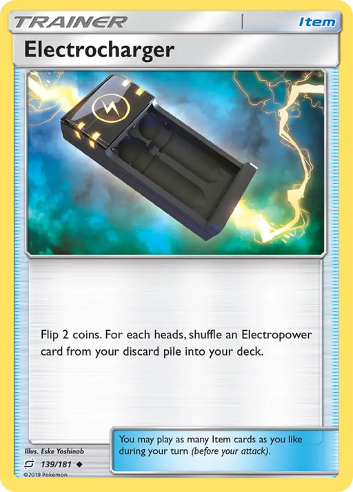 Electrocharger (139/181) [Sun & Moon: Team Up] - Pokemon Single