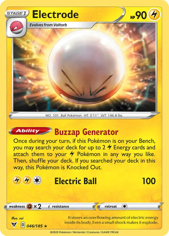 Electrode (046/185) [Sword & Shield: Vivid Voltage] - Pokemon Single