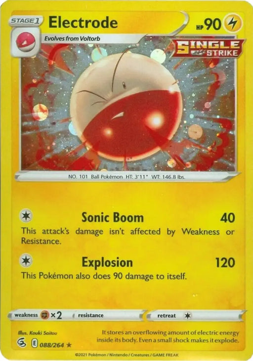Electrode (088/264) (Cosmos Holo) [Sword & Shield: Fusion Strike] - Pokemon Single