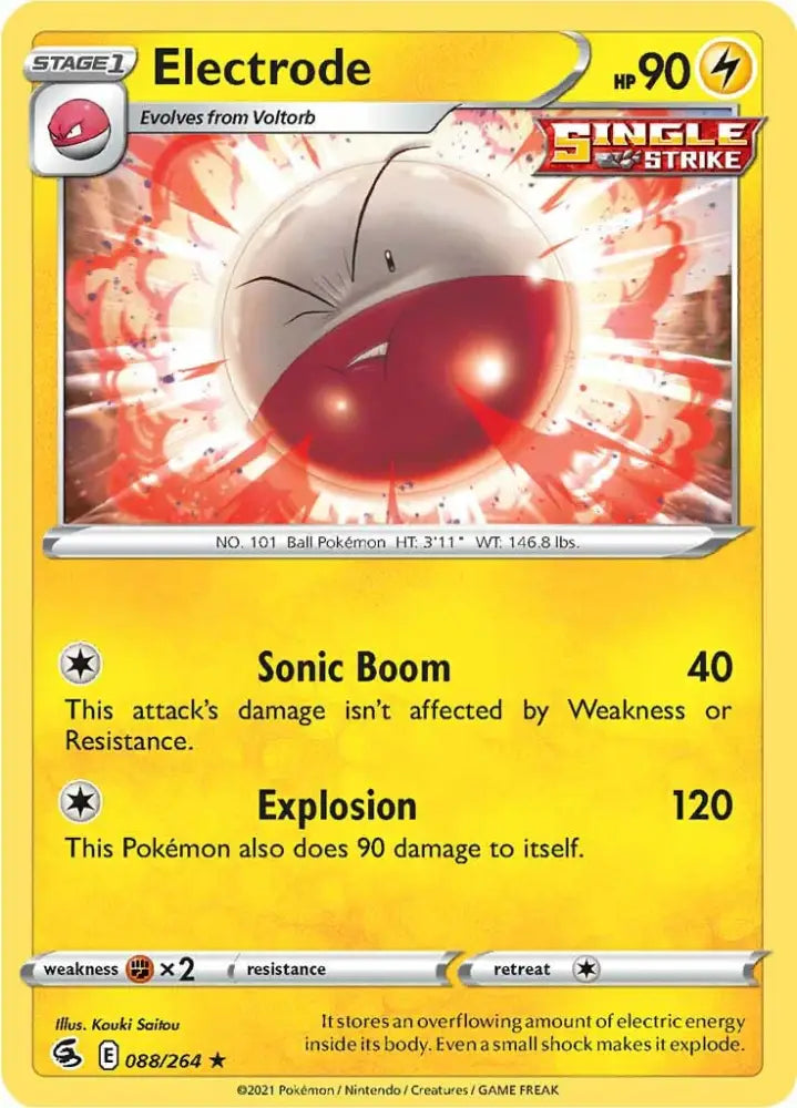 Electrode (088/264) [Sword & Shield: Fusion Strike] - Pokemon Single