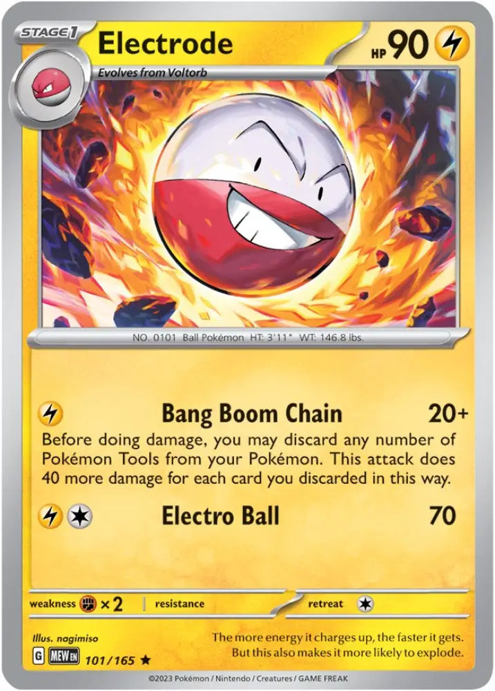 Electrode (101/165) [Scarlet & Violet 151] - Pokemon Single