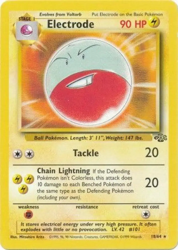Electrode (18/64) [Jungle Unlimited] - Pokemon Single
