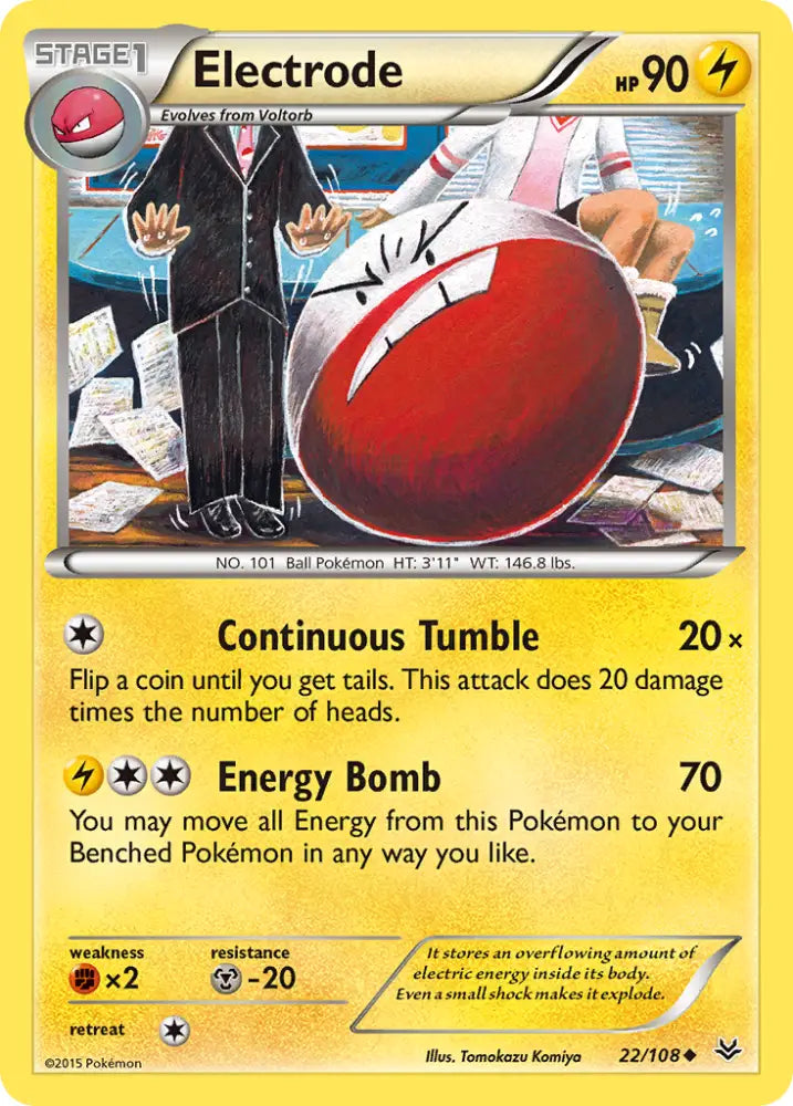 Electrode (22/108) [XY: Roaring Skies] - Pokemon Single