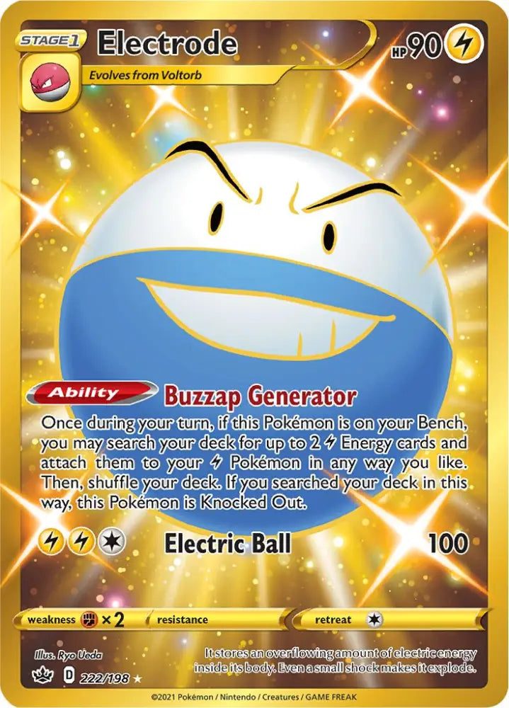 Electrode (222/198) [Sword & Shield: Chilling Reign] - Pokemon Single
