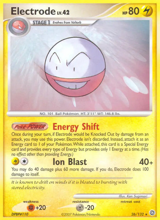 Electrode (26/132) [Diamond & Pearl: Secret Wonders] - Pokemon Single