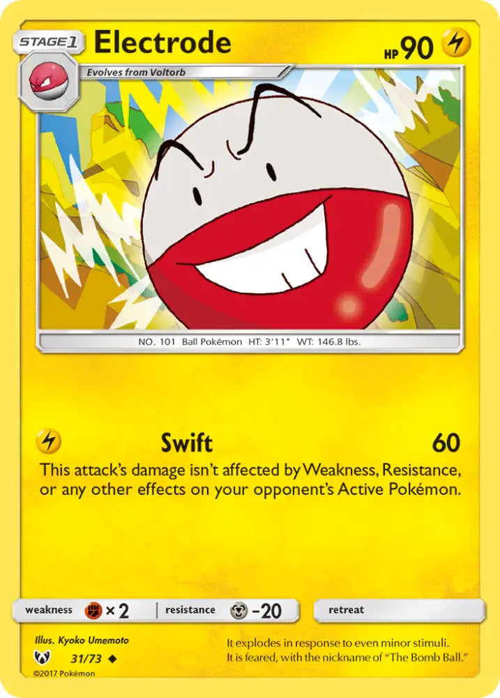 Electrode (31/73) [Sun & Moon: Shining Legends] - Pokemon Single