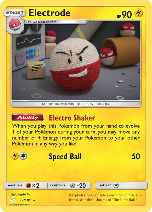 Electrode (39/181) [Sun & Moon: Team Up] - Pokemon Single