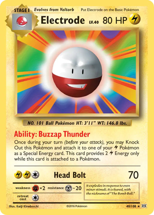 Electrode (40/108) [XY: Evolutions] - Pokemon Single