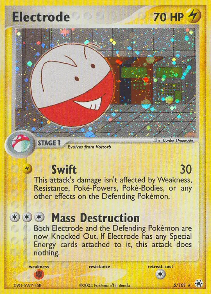 Electrode (5/101) [EX: Hidden Legends] - Pokemon Single