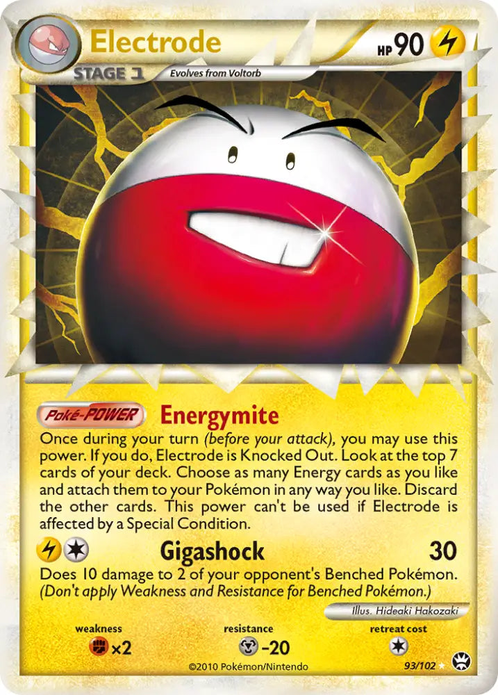 Electrode (93/102) [HeartGold & SoulSilver: Triumphant] - Pokemon Single