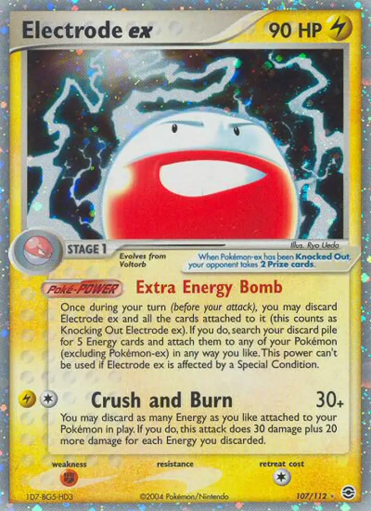 Electrode ex (107/112) [EX: FireRed & LeafGreen] - Pokemon Single