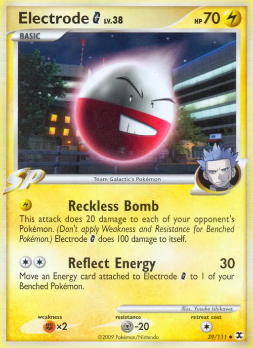 Electrode G (39/111) [Platinum: Rising Rivals] - Pokemon Single