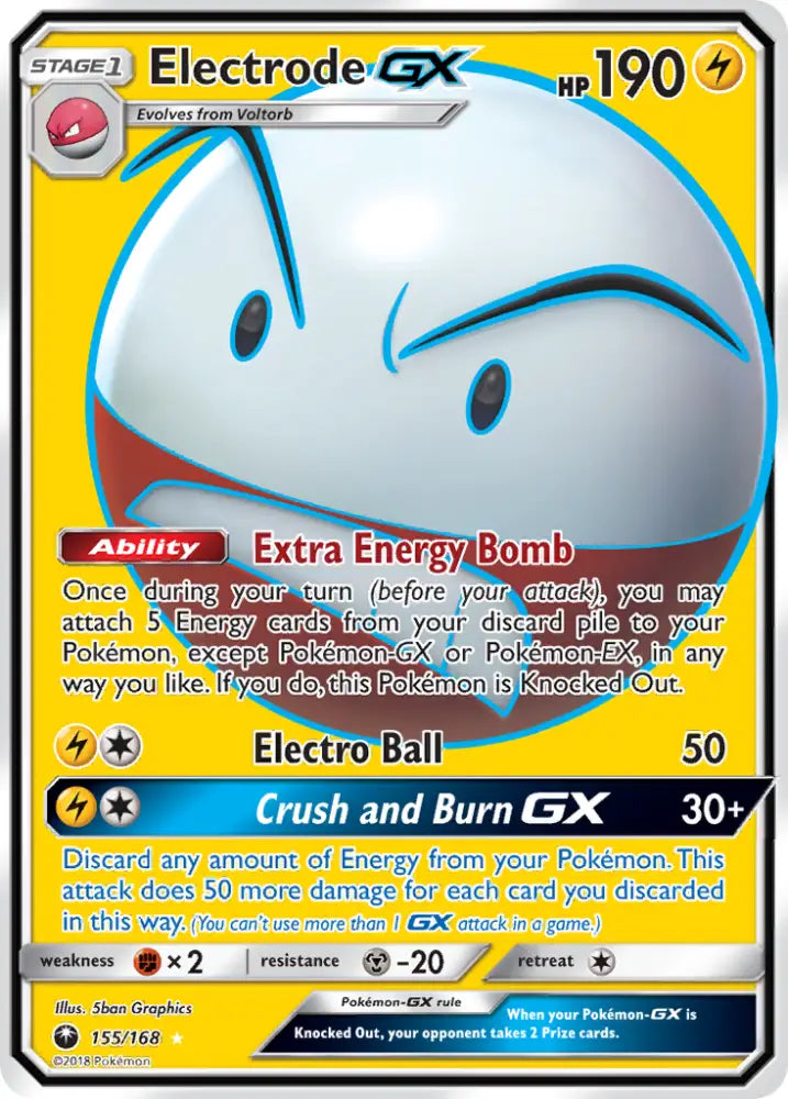 Electrode GX (155/168) [Sun & Moon: Celestial Storm] - Pokemon Single
