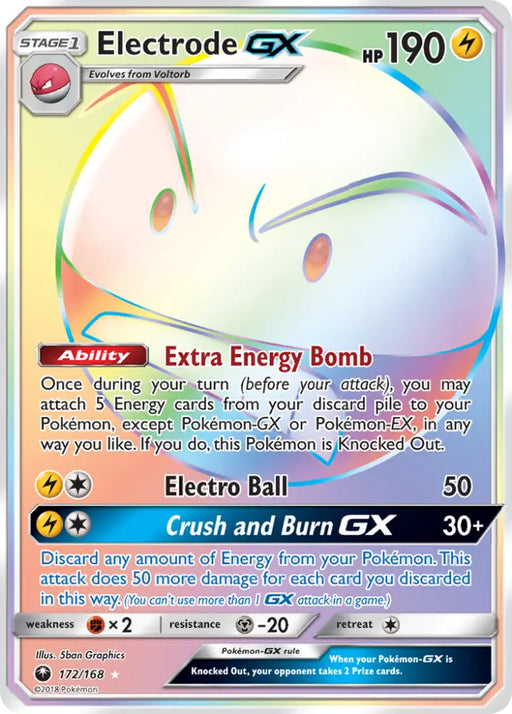 Electrode GX (172/168) [Sun & Moon: Celestial Storm] - Pokemon Single