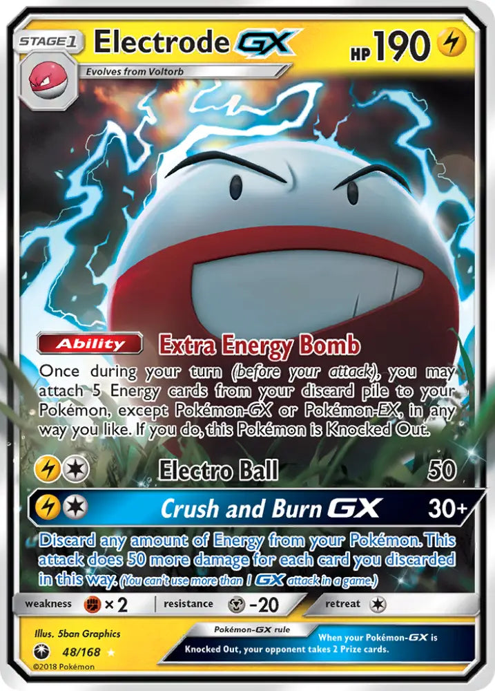 Electrode GX (48/168) [Sun & Moon: Celestial Storm] - Pokemon Single