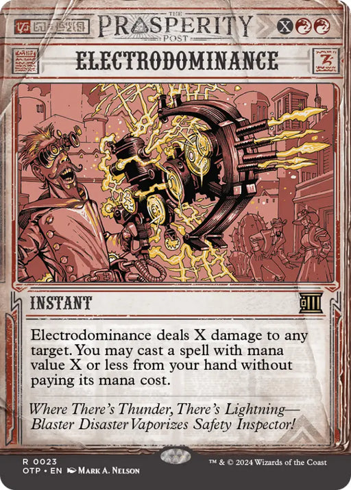 Electrodominance [Outlaws of Thunder Junction: Breaking News] - MTG Single