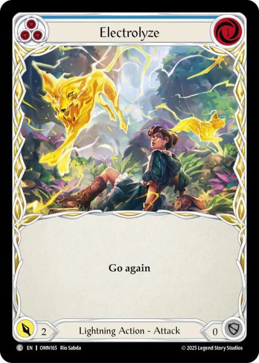 Electrolyze (Blue) (OMN165) [Omens of the Third Age]
