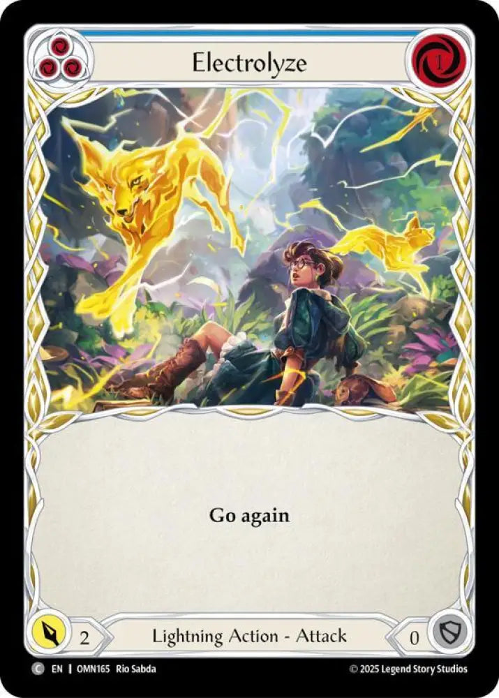 Electrolyze (Blue) (OMN165) [Omens of the Third Age]