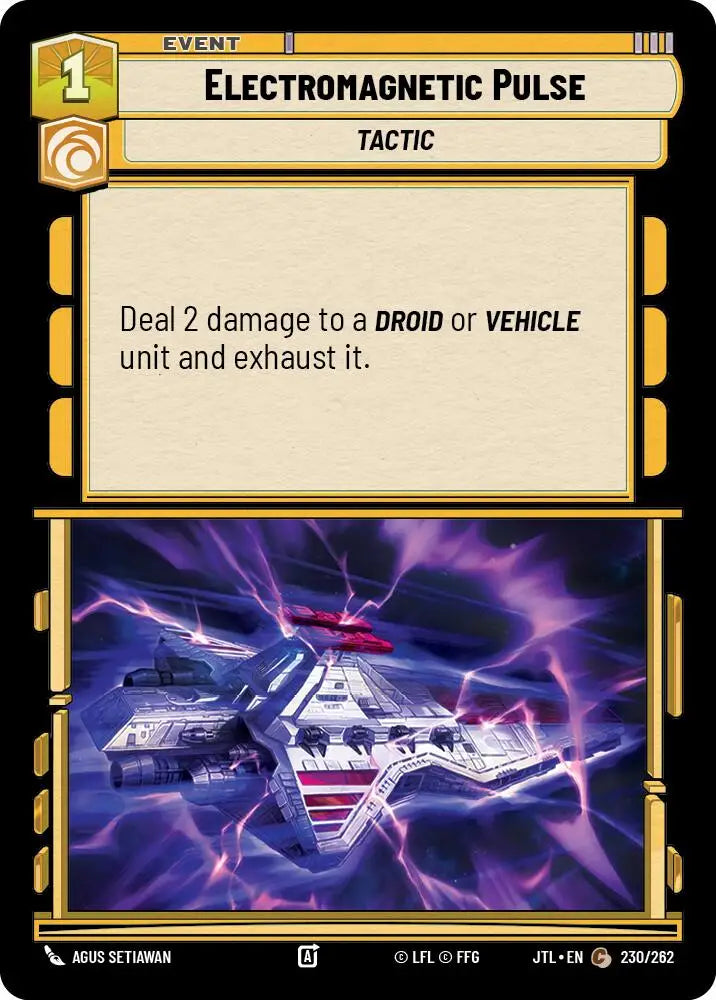 Electromagnetic Pulse (230/257) [Jump to Lightspeed] - Star Wars: Unlimited Single