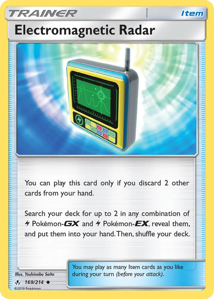 Electromagnetic Radar (169/214) [Sun & Moon: Unbroken Bonds] - Pokemon Single