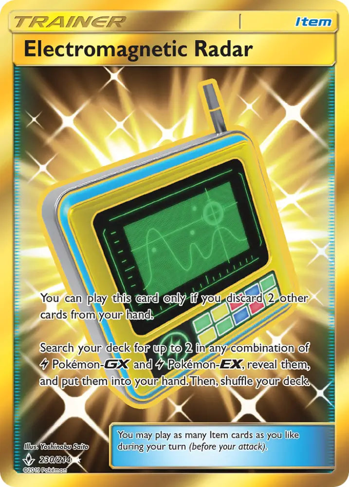 Electromagnetic Radar (230/214) [Sun & Moon: Unbroken Bonds] - Pokemon Single