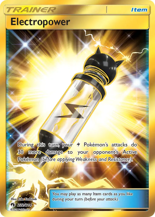 Electropower (232/214) [Sun & Moon: Lost Thunder] - Pokemon Single