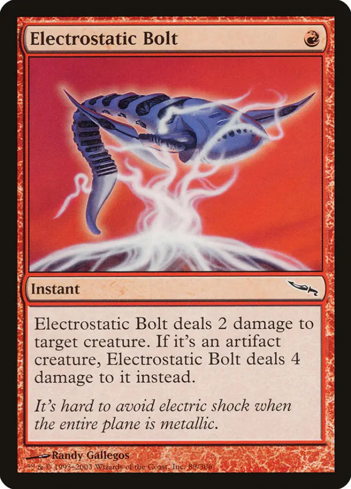 Electrostatic Bolt [Mirrodin] - MTG Single