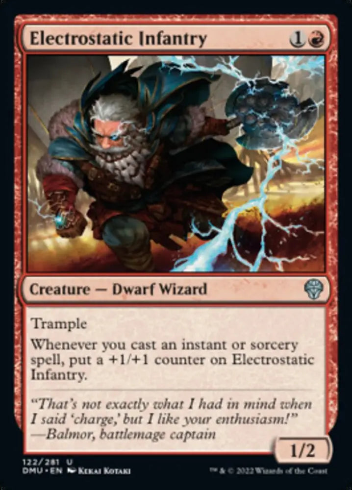 Electrostatic Infantry [Dominaria United] - MTG Single