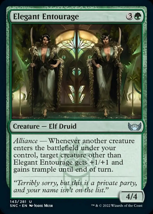 Elegant Entourage [Streets of New Capenna] - MTG Single