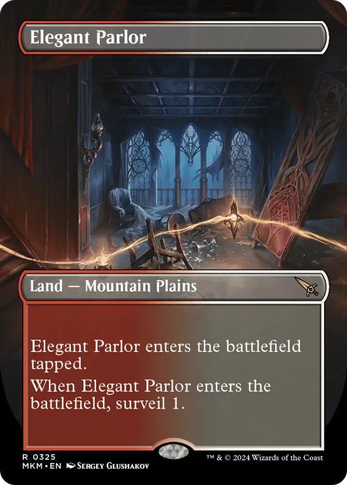 Elegant Parlor (Borderless) [Murders at Karlov Manor] - MTG Single