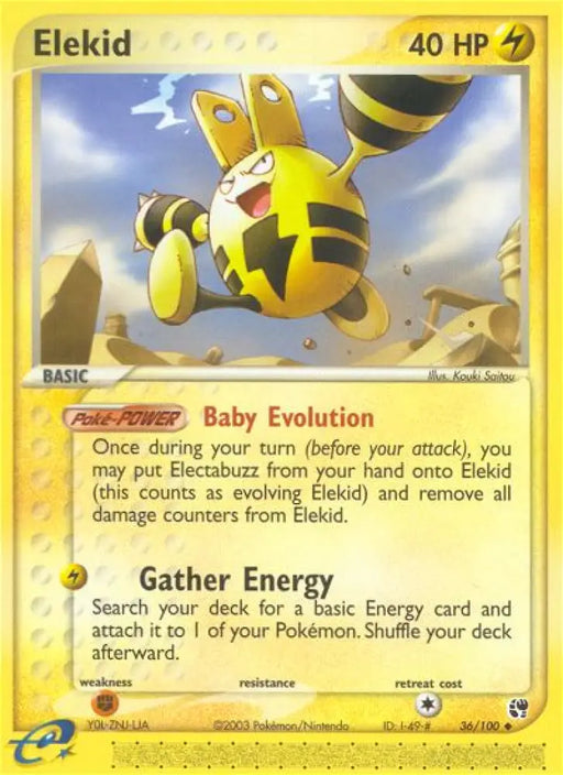 Elekid (36/100) [EX: Sandstorm] - Pokemon Single