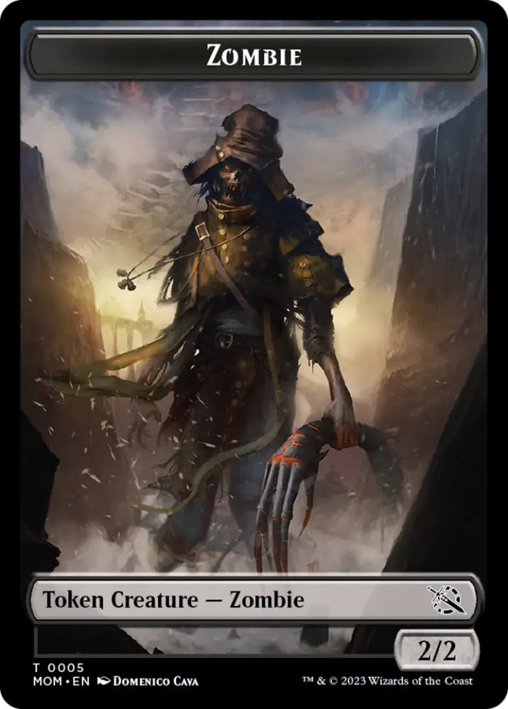 Elemental (9) // Zombie Double-Sided Token [March of the Machine Tokens] - MTG Single